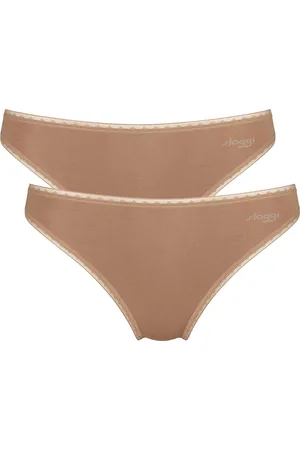 Sloggi Dames Basic Tai GO organische slip 2-pack - Skin - S