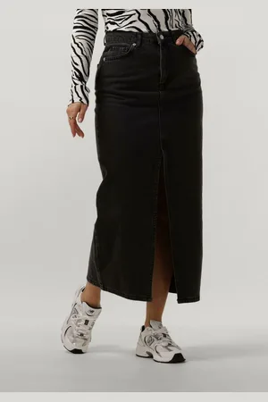 NOTRE-V Denim Maxi Skirt Rokken Dames - - Maat XXL
