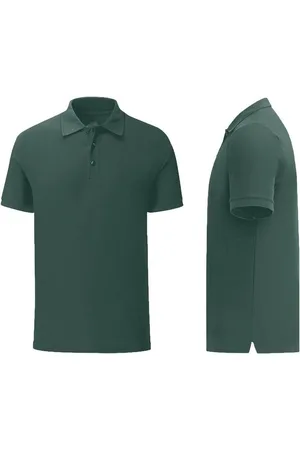 Merkloos Senvi - Fit Polo - Getailleerd - Maat XXXL (3XL) - Kleur Donker - (Zacht aanvoelend)