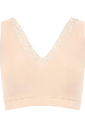 Chantelle Bralette kanten top met vulling - Soft Stretch - XS - Beige.