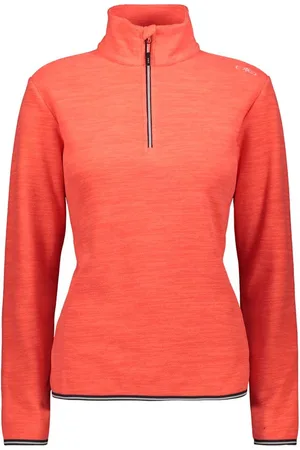 CMP 30g0496 Fleece Met Halve Rits Rood XS Vrouw
