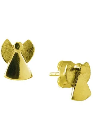 AuBor Oorbellen, hang, Kleine gouden engel
