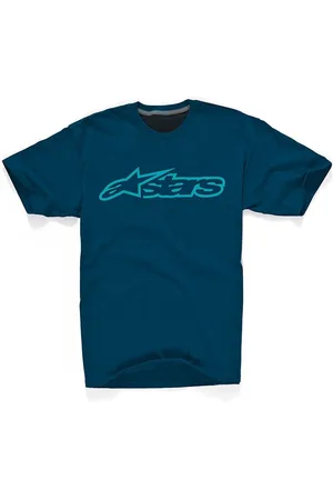Alpinestars Blaze 2 T-shirt Met Korte Mouwen Blauw M Man
