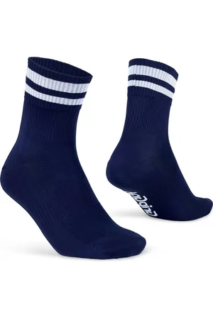 GripGrab Original Stripes Crew Zomer Fietssokken Gestreepte Retro Wielersport Sokken Coolmax - Unisex - - Maat S (38-41)