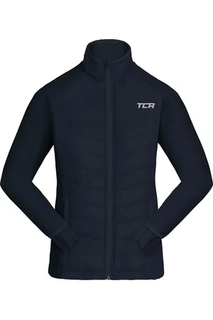 TCA Jongens Excel Hardloper All-Season Lichtgewicht Waterafstotend Opvouwbaar Hardloopjack - Donkerblauw, 8-10 Jaar