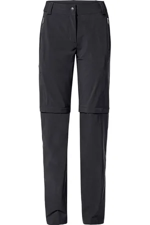 Vaude Farley Stretch Zo T-zip Ii Broek Zwart 52 / Short Vrouw