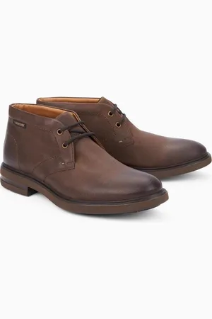 Mephisto OWEN nubuck lederen heren enkellaars donkerbruin - Maat 39