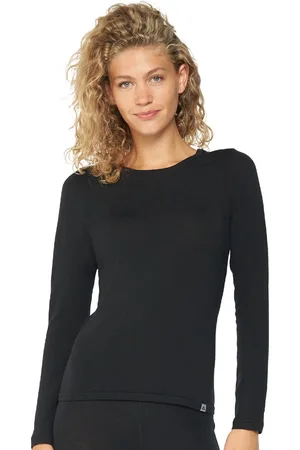 DANISH ENDURANCE Thermo Shirt met Lange Mouwen voor Dames - van Merino Wol - - XXL