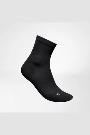 Bauerfeind Run Ultralight Mid Cut Socks, Women, Zwart, 38-40 - 1 Paar