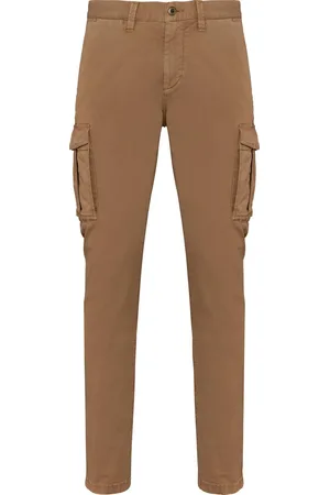 Merkloos Native Spirit Ecologische verwassen cargobroek heren NS740 - - 46 NL (40 FR)