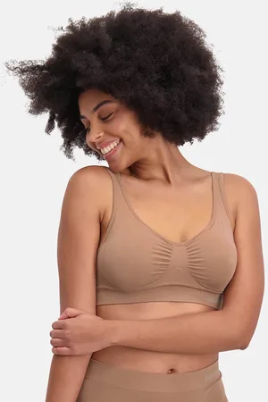 Bamboo Basics Comfortabel & Zijdezacht Fleur - Bamboe BH Dames - Naadloos - Ondergoed - - XXL