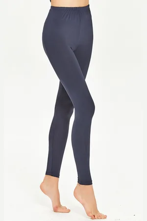 Adasea Lange zwemlegging, donkerblauw, maat M