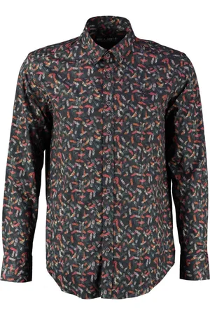 BLUE FIELDS Stretch overhemd - valt ruim - Maat XL