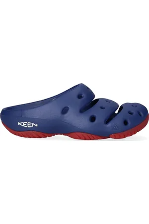Keen Yogui Heren Clogs Blue Depths/Red Carpet - Maat 44.5