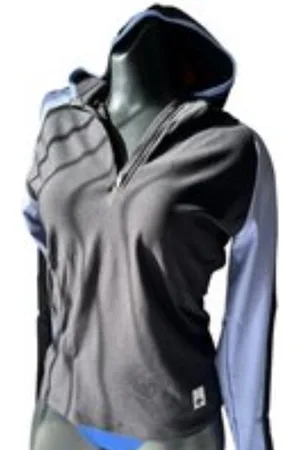 Descente Thermal D-lux hoodie - blauw - maat L