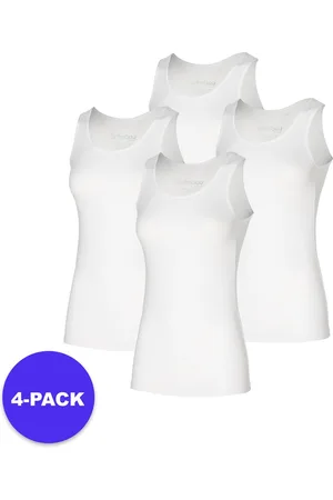 Apollo (Sports) - Bamboe Hemd dames - - Maat L - 4-Pack - Voordeelpakket