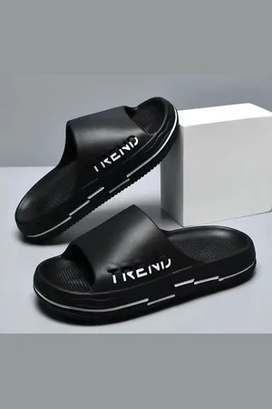 Merkloos Slipper Anti-slip - Badslippers- Eva- Comfortabele Zachte zool- Indoor- Outdoor- Sauna- Strand- Zomer- 44-45