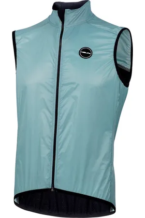 Nalini Unisex Windvest - windstopper mouwloos - TEXAS VEST Sage green - S
