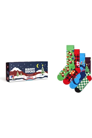 Happy Socks 4-Pack Santa