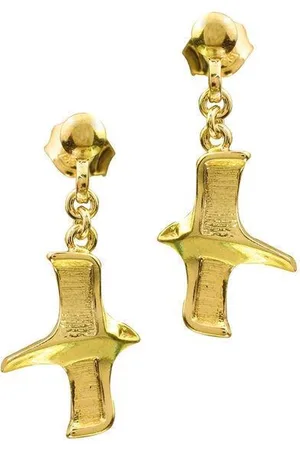 AuBor Oorbellen, hang, Gouden giervalk