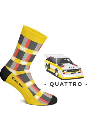 Heel Tread Quattro - Audi S1 quattro - Walter Rohrl - Audi Sport - fun sokken - Auto sokken - Maat 36-40