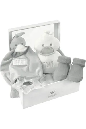 BAMBAM Cadeaudoos Eend, bijtring ster, sokjes - - Baby cadeau