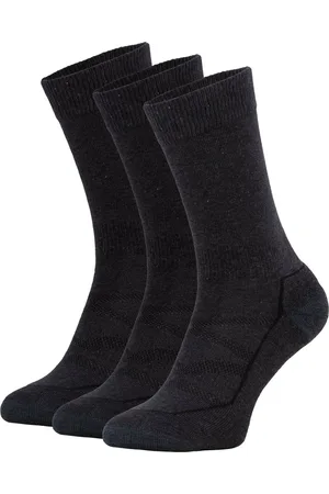 Nomad ?? 3 Pack Coolmax Crew Wandelsokken | Maat 39-42 | Naadloos | Verkoelend | Verstevigde Teen & Hiel | Vochtafvoer | Medium demping | Elastische wreef band
