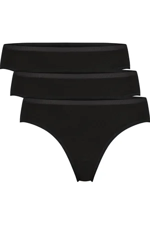 Bamboo Basics Comfortabel & Zijdezacht Lola - Bamboe Strings (Multipack 3 stuks) Dames - Naadloos - - S