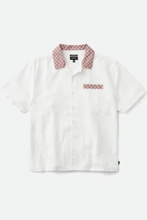 Brixton BUNKER S/S WVN Heren T-shirt - Maat M