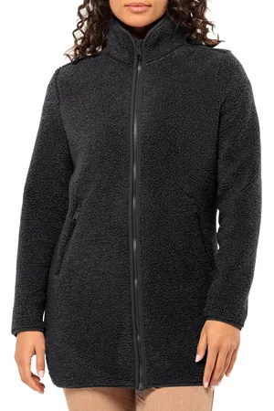 Jack Wolfskin HIGH CURL COAT W Dames Outdoorvest - black - Maat XL