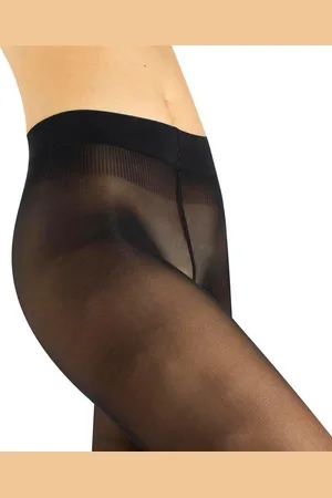 Cette Jersey 30 zwarte plussize panty