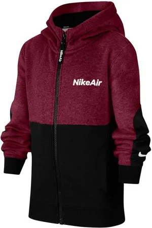Nike Air Sweatshirt Met Rits Rood 8-9 Years