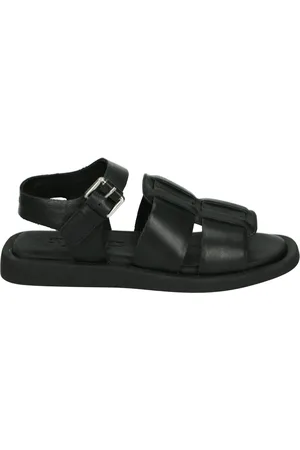 Shabbies shops sandalen zwart