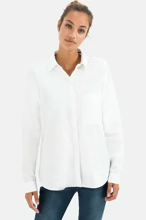 Camel Active Overhemd blouse in organisch katoen - Maat womenswear-L