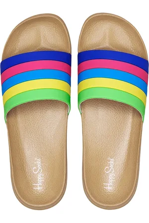 Happy Socks Unisex slippers stripe III