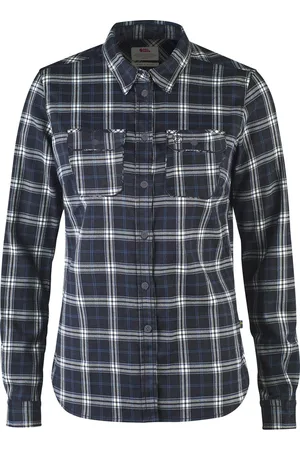 Fjällräven Fjallglim Stretch Shirt LS Women - dames - blouse lange mouwen - maat S