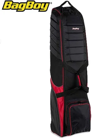 BagBoy T-750 Golfreistas, zwart/rood