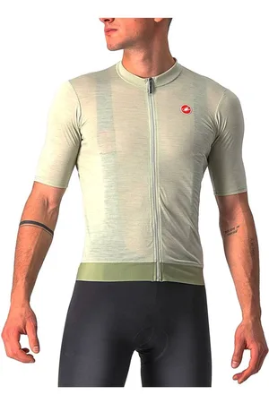 Castelli Essenza Korte Mouw Wielertrui Groen S Man