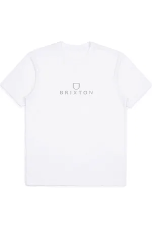 Brixton ALPHA THREAD S/S STT Heren T-shirt - Maat S