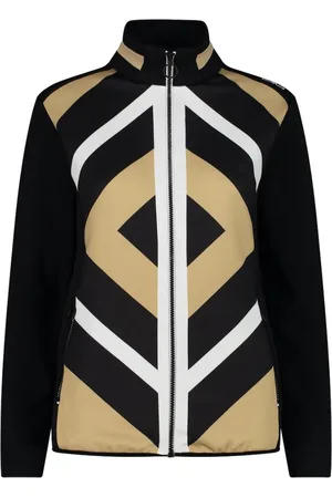 CMP Dames Vest Zwart/Beige/Wit