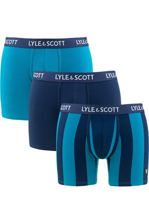 Lyle & Scott Heren 3P long boxers elias stripe