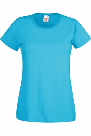 Fruit Of The Loom Dames/vrouwen Lady-Fit Valueweight Short Sleeve T-Shirt (Pak van 5)