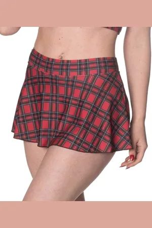 Banned Retro Wild plains tartan Bikinibroekje - Ruitje - L