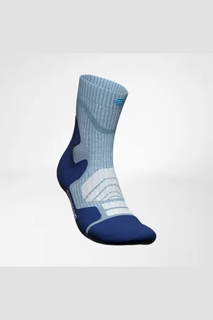 Bauerfeind Outdoor Merino Mid Cut Socks, Women, Sky Blauw, 39-42 - 1 Paar