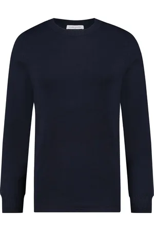 Purewhite Heren Regular Fit Essential Trui - - Maat S
