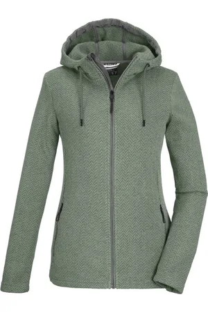 Killtec Dames vest - Gevoerd vest dames - knitted/gebreid - 39677 - gemeleerd - maat 40