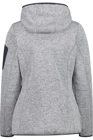 CMP 3h19826 Fleece Met Kap Grijs 2XS Vrouw