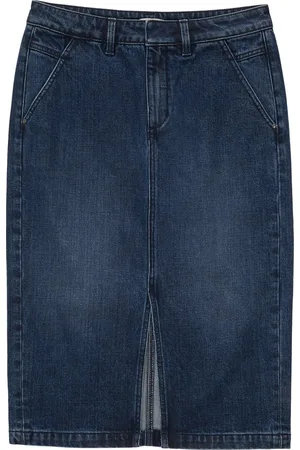 TOM TAILOR Denim skirt with slit Dames Rok - Maat 42