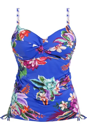 Fantasie HALKIDIKI UW TWIST FRONT TANKINI Dames Bikinitopje - Ultramarine - Maat 75F (EU)