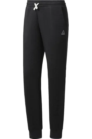 Reebok Fleece Cuffed Pant Dames Joggingbroek - Black - Maat S